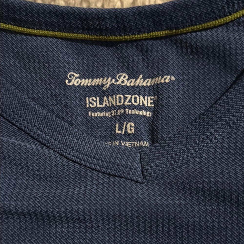 Tommy Bahama IslandZone Blue Tee - Picture 2 of 4